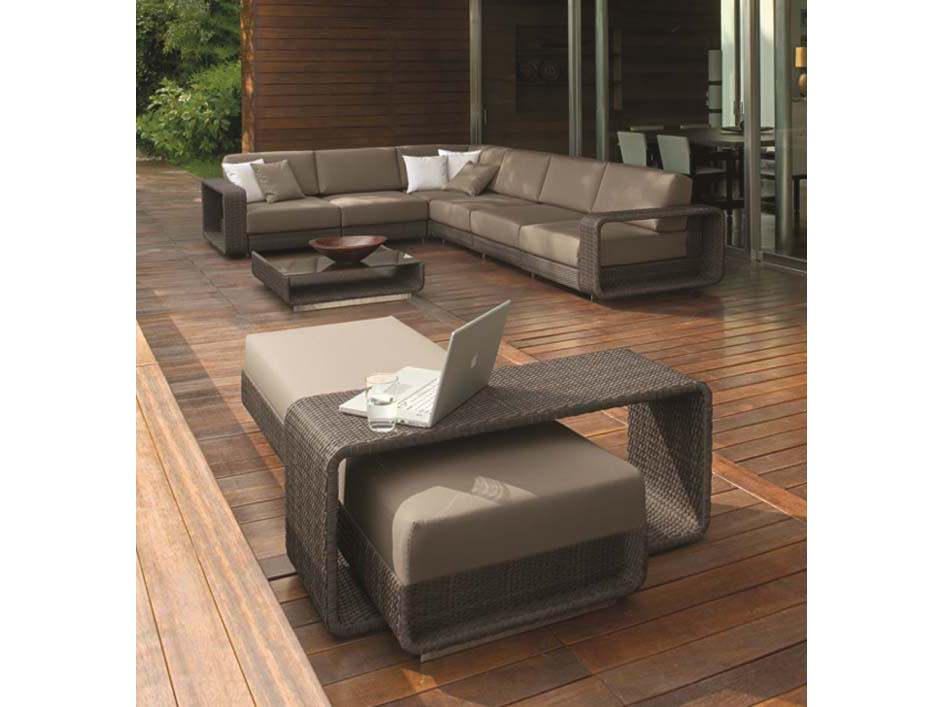Outdoor designer polyrattan furniture for exclusive real estate in Dubai and UAE