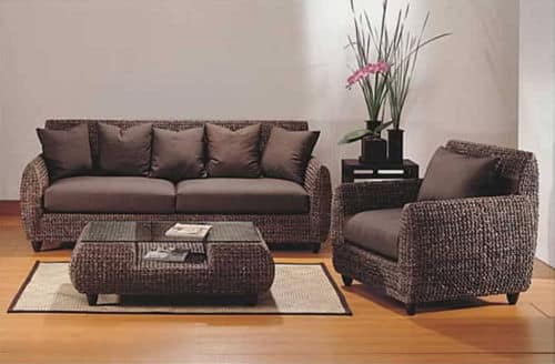 Water hyacinth (rattan) sofa set