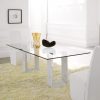 Luxury table in carrarre marble