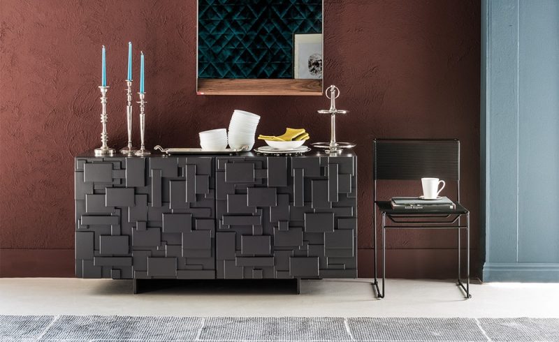 Black modern sideboard