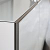 White glass luxury sideboard
