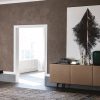 Leather sideboard