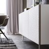 Contemporary leather sideboard Italian design
