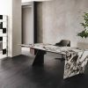 Luxury Executive desk ceramic and steel 2