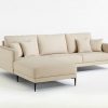 Fabric high-end corner sofa made in France