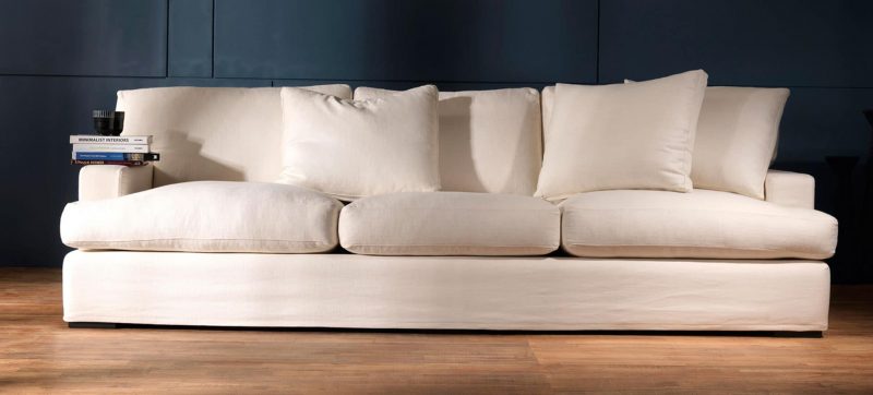 High end Scandinavian fabric sofa