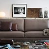Leather sofa Italian design Ego