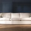 High end fabric sofa customized and made in France