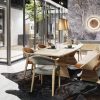 Oak designer furniture for dining room