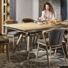 Luxury designer dining room furniture in solid wood 9