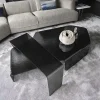 Chimera hammered glass coffee table luxury Italian design 7