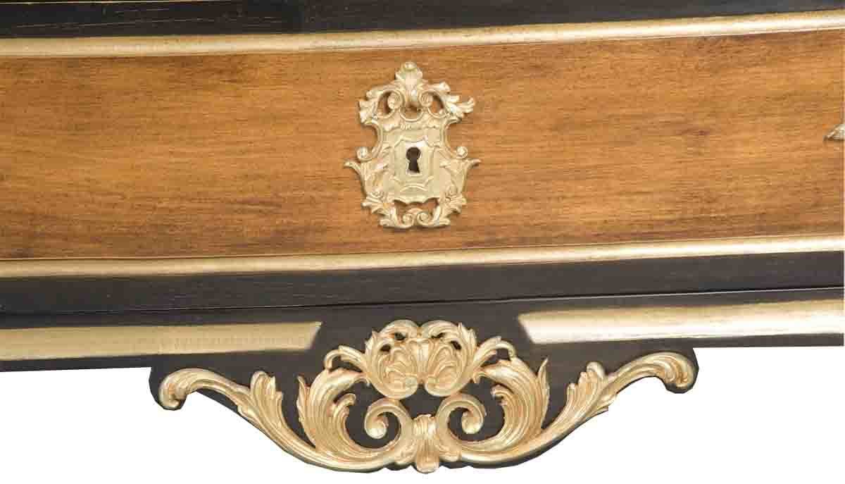 Louis XIV ebonised chest - Classical furniture
