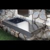 Barbecue outdoor kitchen grill countertops
