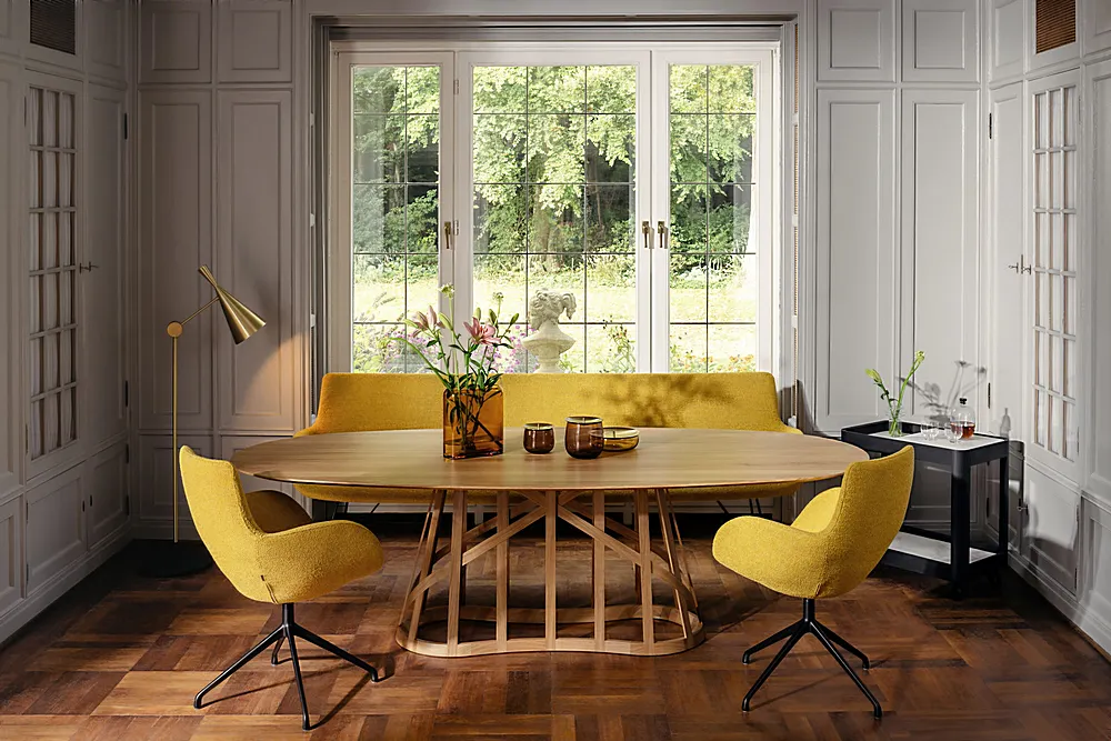 German design solid wood dining tables Marie (3)