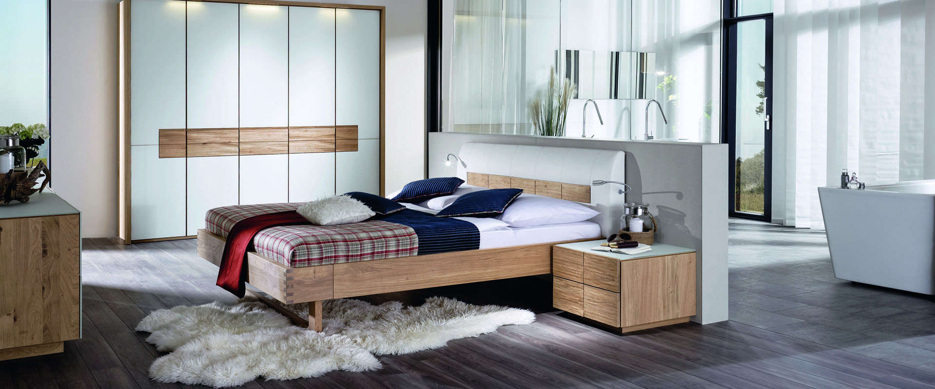 Designer oak bedroom furniture