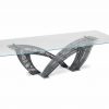 Luxury glass table Hystrix Italian design 5