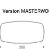 Skorpio wood version Masterwood table dimensions