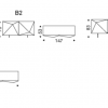 Dimensions Kayak sideboard