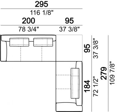 Dimensions composition L