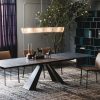 Extensible ceramic table