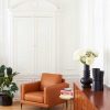 Cognace leather armchair, luxury furniture