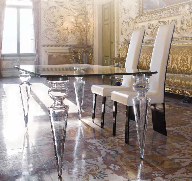 Gran Canal 72 murano glass table