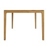 Handcrafted black solid oak dining table AEREO ASC 2
