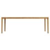 Handcrafted natural solid oak dining table AEREO ASC
