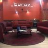 Montaigne canapé rouge Burov