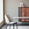 Italia solid wood and leather chair Mariel 2
