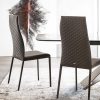 Italian leather chair:armchair Norma Couture9