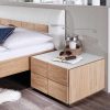 Designer oak nightstand