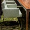 Luxury solid walnut dining table AEREO ASC 1