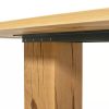 Luxury solid wood dining table MONO ASC 7