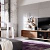 Meuble TV (home cinema) design en noyer