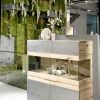 Designer cabinet luxury furniture designed by Martin Ballendat oak and walnut contemporary