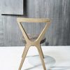High-end chair German design triangle walnut or oak wood