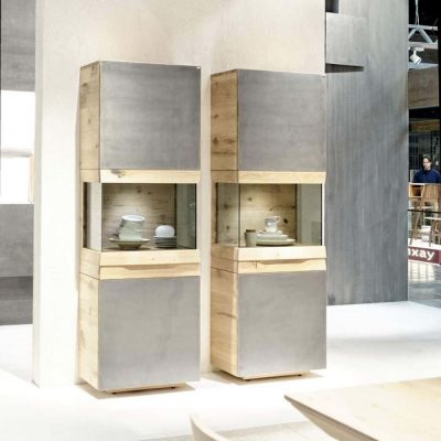 Luxury furniture German design by Martin Ballendat cabinet and highboard oak or walnut