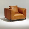 Montaigne design French designer armchair high quality leather