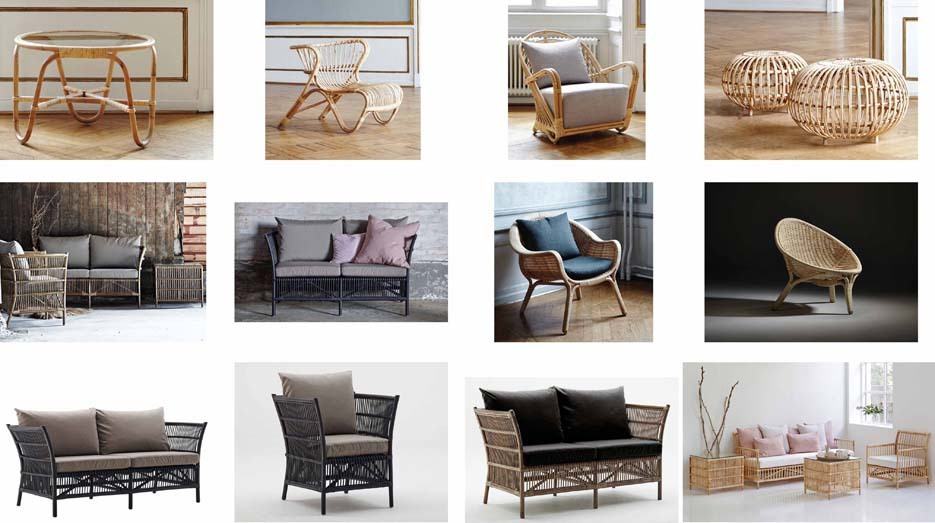 Rattan furniture catalog