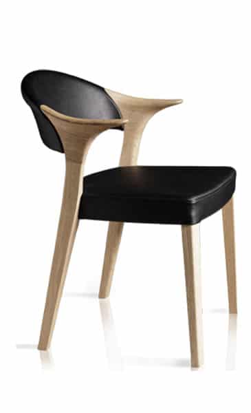 High-end designer armchair for luxury dining rooms
