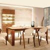 LOFT walnut designer table and chairs
