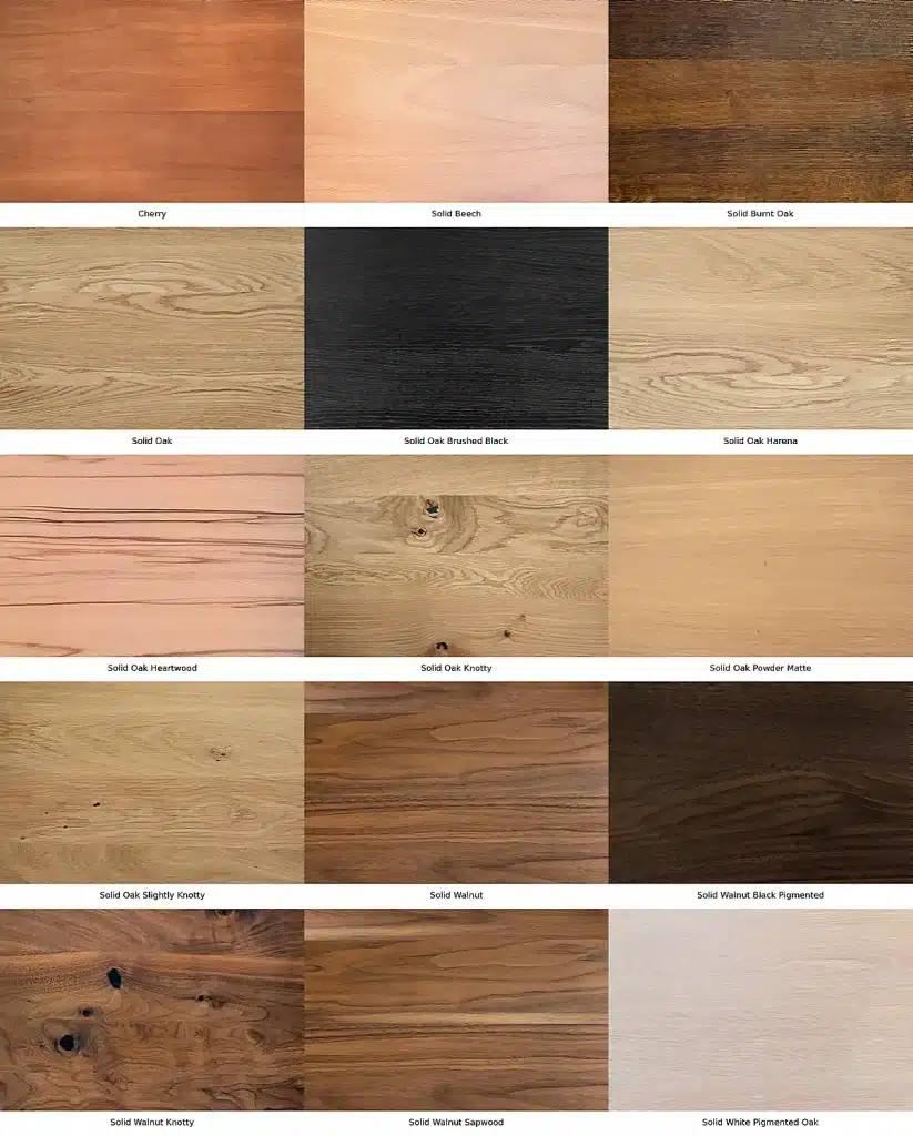 Solid Wood_Types_German design EN