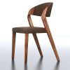 Spin designer walnut chair by Martin Ballendat