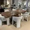 Luxury modern design solid wood dining table 300 cm 400 cm and 500 cm 20 to 25 guests 5