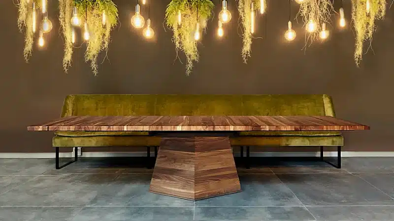 Luxury modern design solid wood dining table 300 cm 400 cm and 500 cm 20 to 25 guests 6