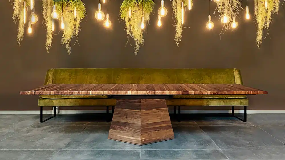 Luxury modern design solid wood dining table 300 cm 400 cm and 500 cm 20 to 25 guests 6