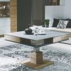 Table basse avec plateau relevable en chêne (3)