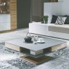 Table basse avec plateau relevable en chêne (4)