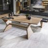 Solid oak contemporary dining bench